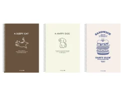Large Muje A Spiral Lined Notebook