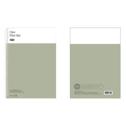 Large One Fine Day Spiral Lined Notebook