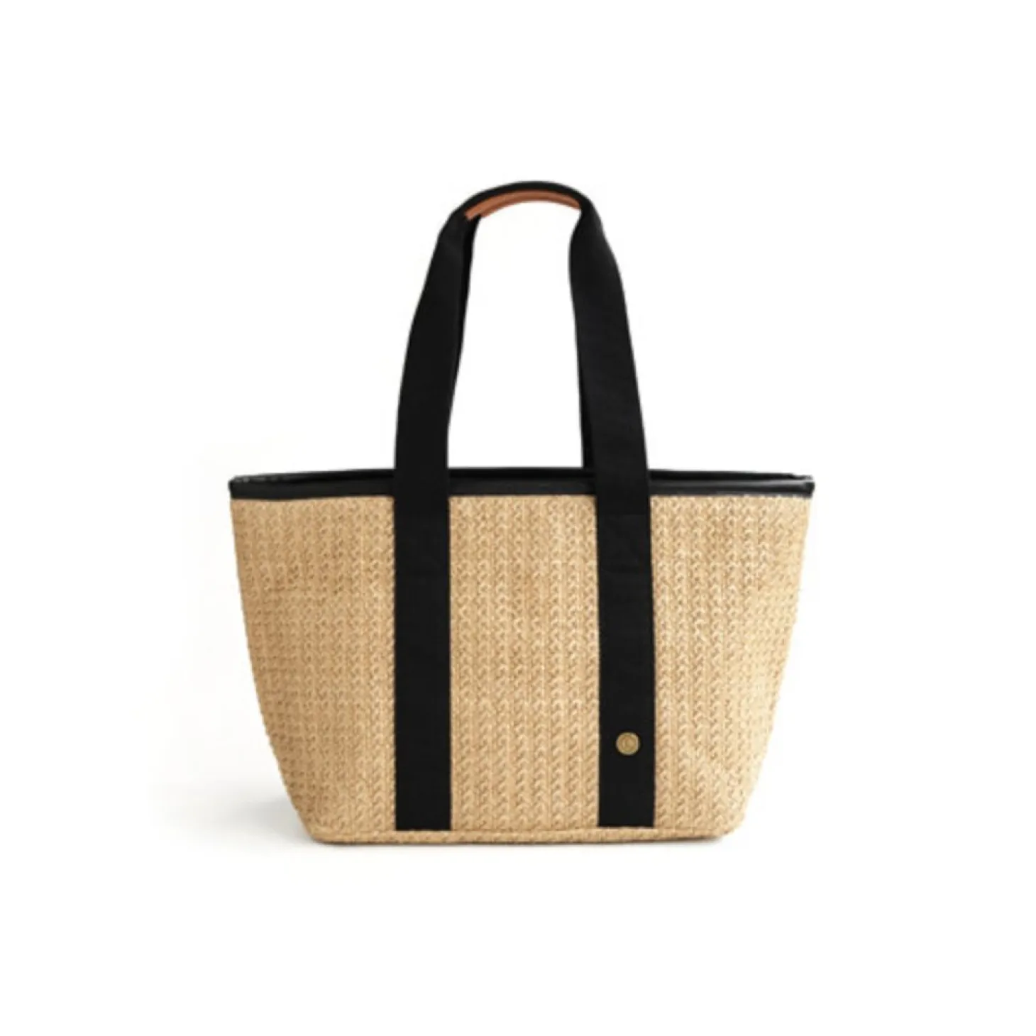 Large Rattan Cooler Bag