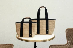 Large Rattan Cooler Bag
