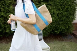 Large Rattan Cooler Bag