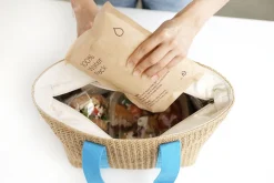 Large Rattan Cooler Bag