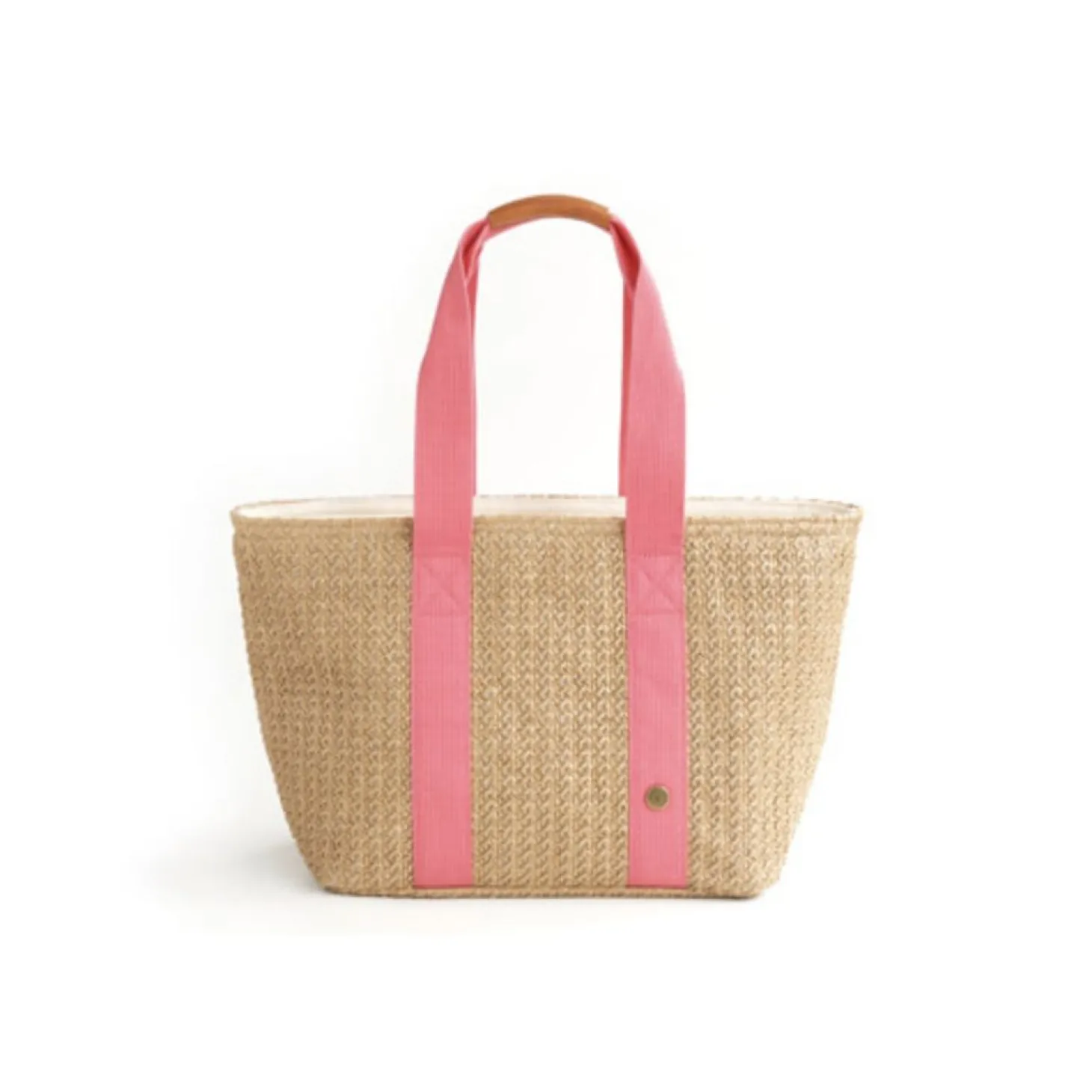 Large Rattan Cooler Bag