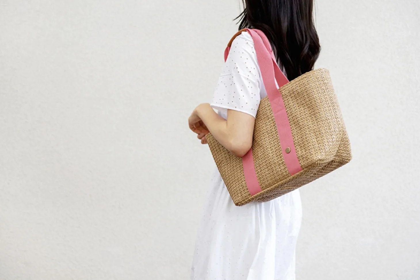 Large Rattan Cooler Bag