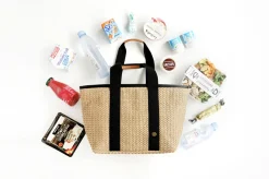 Large Rattan Cooler Bag