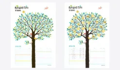 Large Reading Tree Goal Poster & Sticker Set