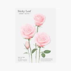 Large Rose Sticky Note