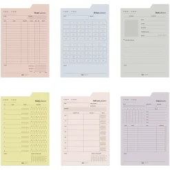 Large Schedule Index Sticky Note