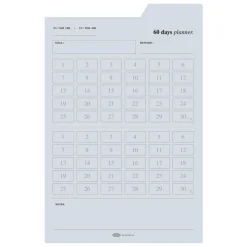 Large Schedule Index Sticky Note