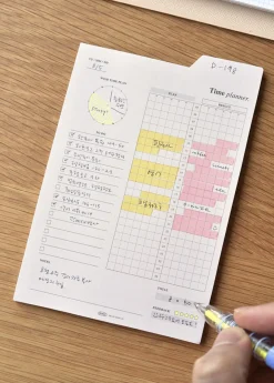 Large Schedule Index Sticky Note