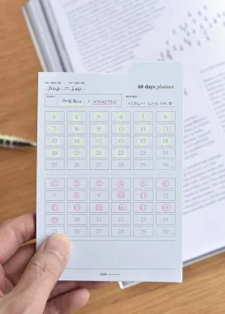 Large Schedule Index Sticky Note