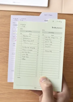 Large Schedule Index Sticky Note