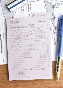 Large Schedule Index Sticky Note