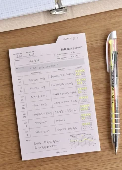 Large Schedule Index Sticky Note
