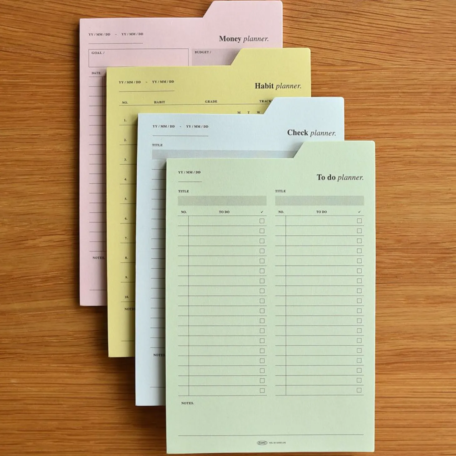 Large Schedule Index Sticky Note