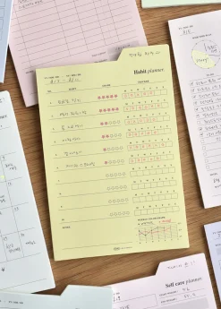 Large Schedule Index Sticky Note