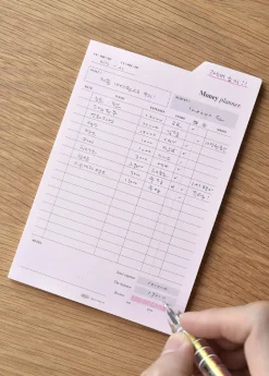 Large Schedule Index Sticky Note