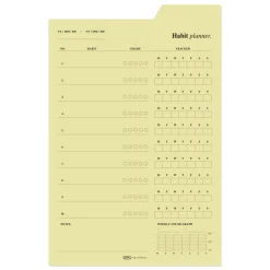 Large Schedule Index Sticky Note