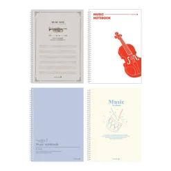 Large Spiral Music Notebook