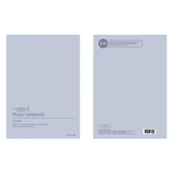 Large Spiral Music Notebook