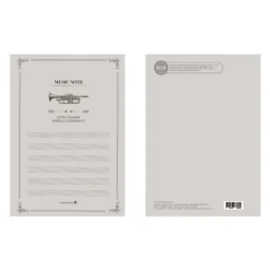 Large Spiral Music Notebook