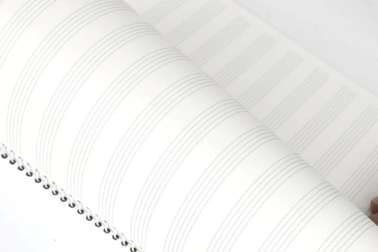 Large Spiral Music Notebook