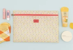 Large Summer Mesh Flat Pouch