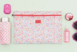 Large Summer Mesh Flat Pouch