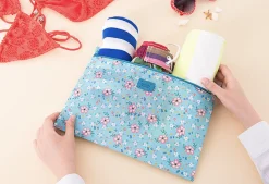 Large Summer Mesh Flat Pouch