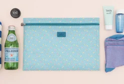 Large Summer Mesh Flat Pouch