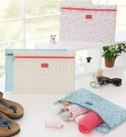 Large Summer Mesh Flat Pouch