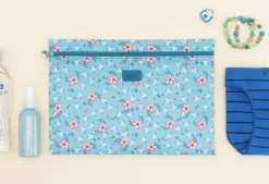 Large Summer Mesh Flat Pouch
