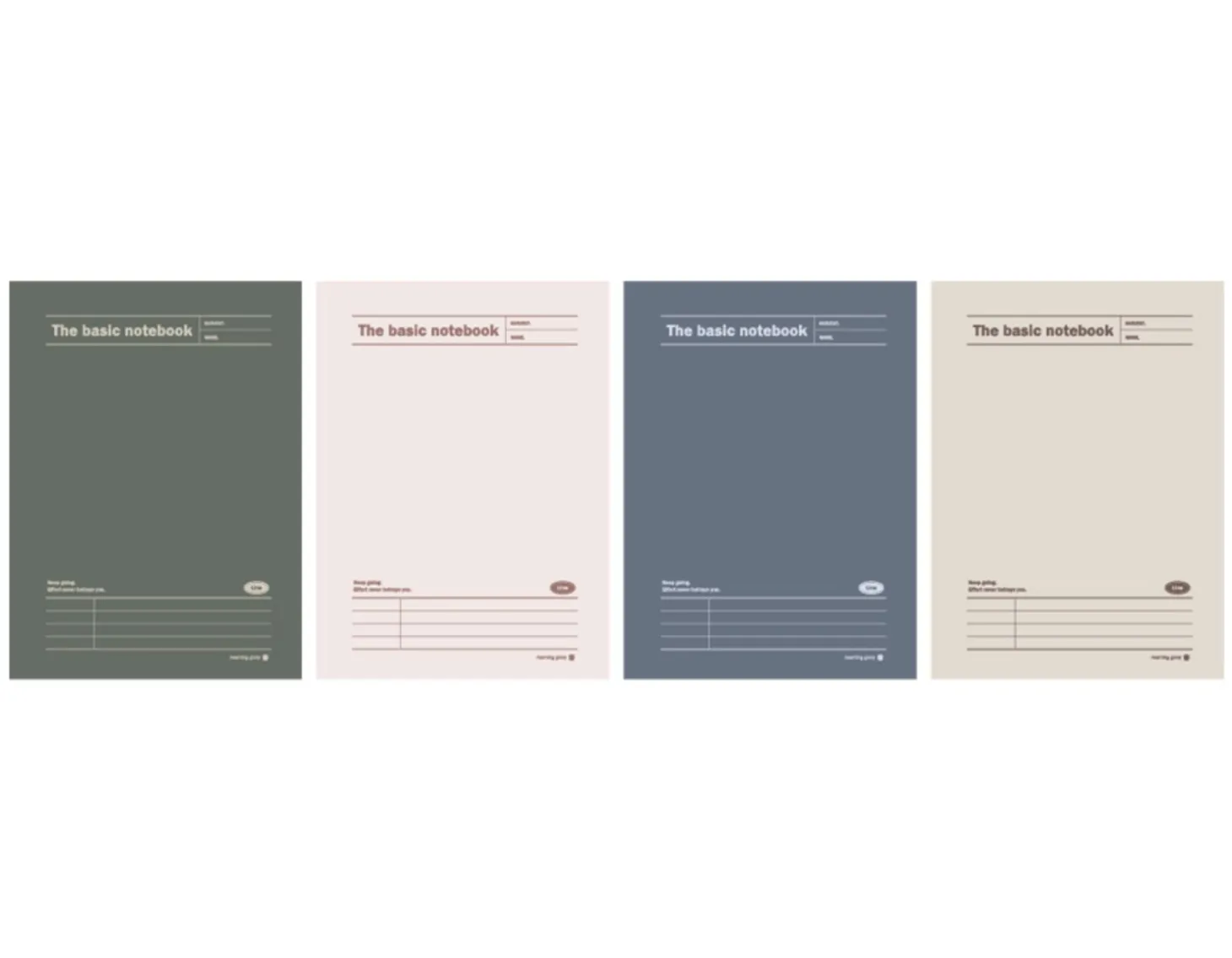 Large The Basic Lined Notebook
