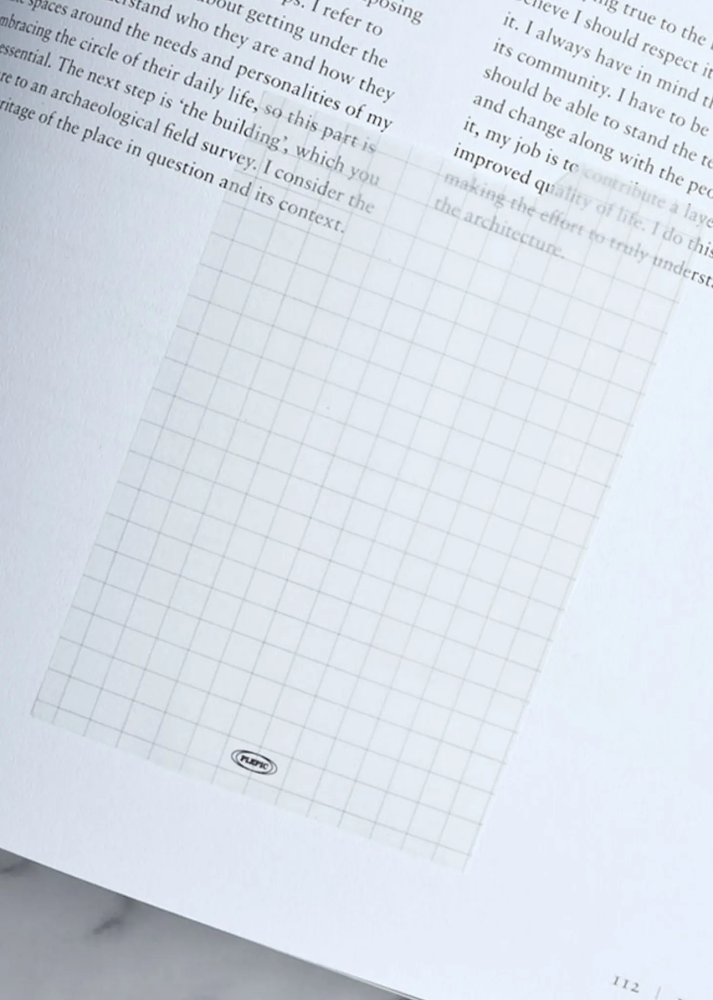 Large Tracing Index Sticky Note