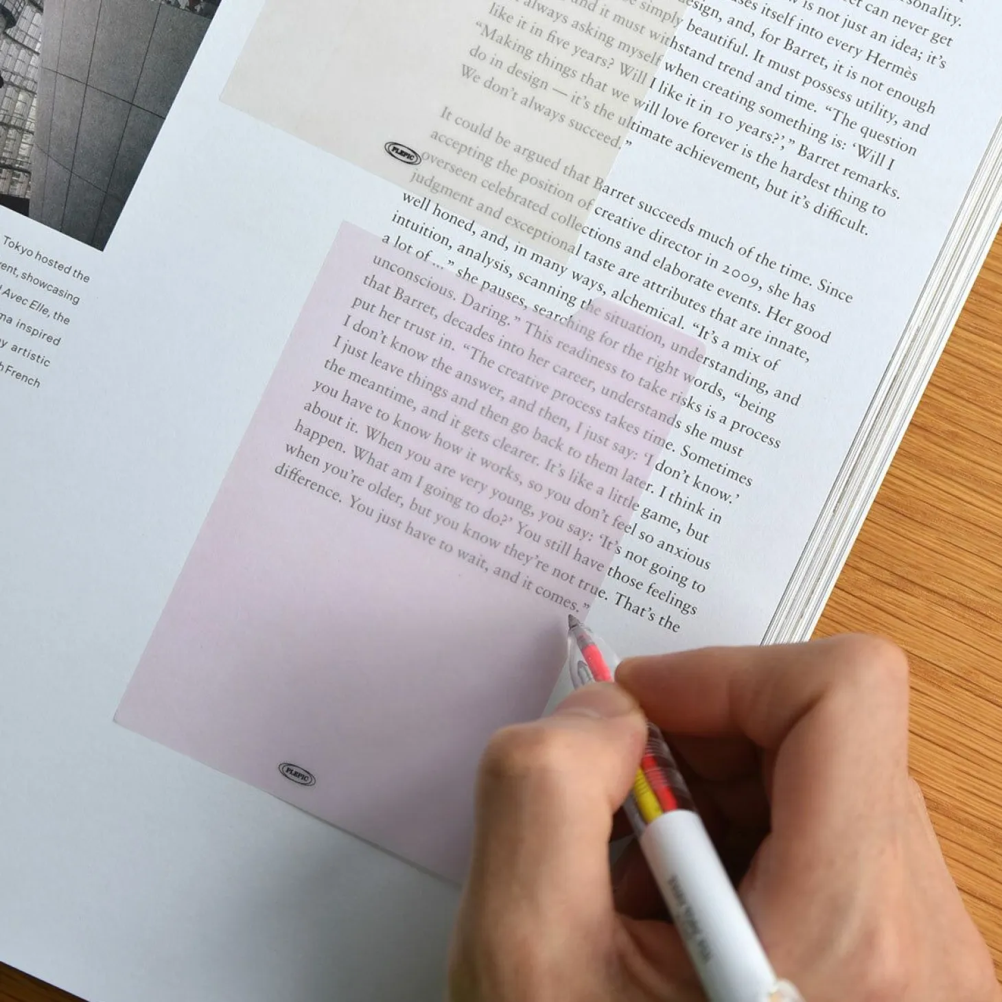 Large Tracing Index Sticky Note