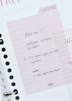 Large Tracing Index Sticky Note