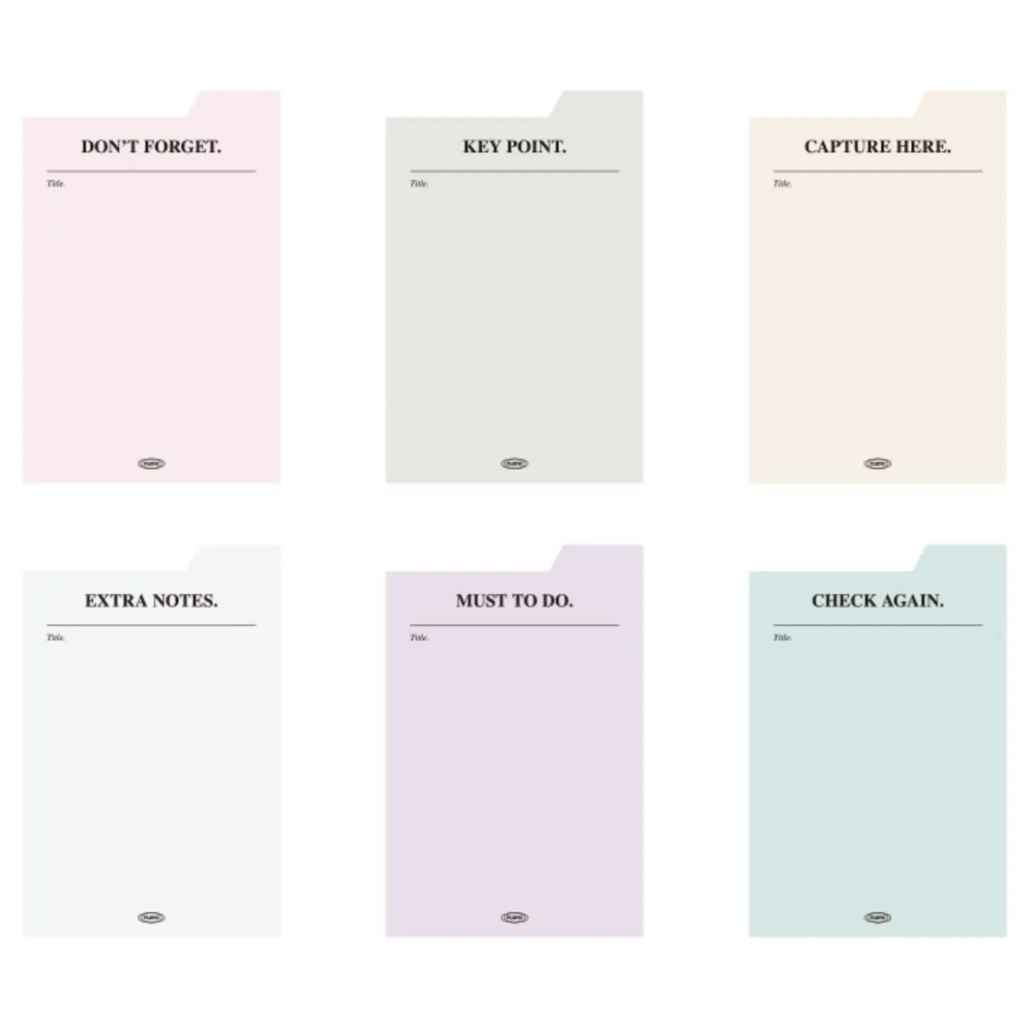 Large Tracing Index Sticky Note