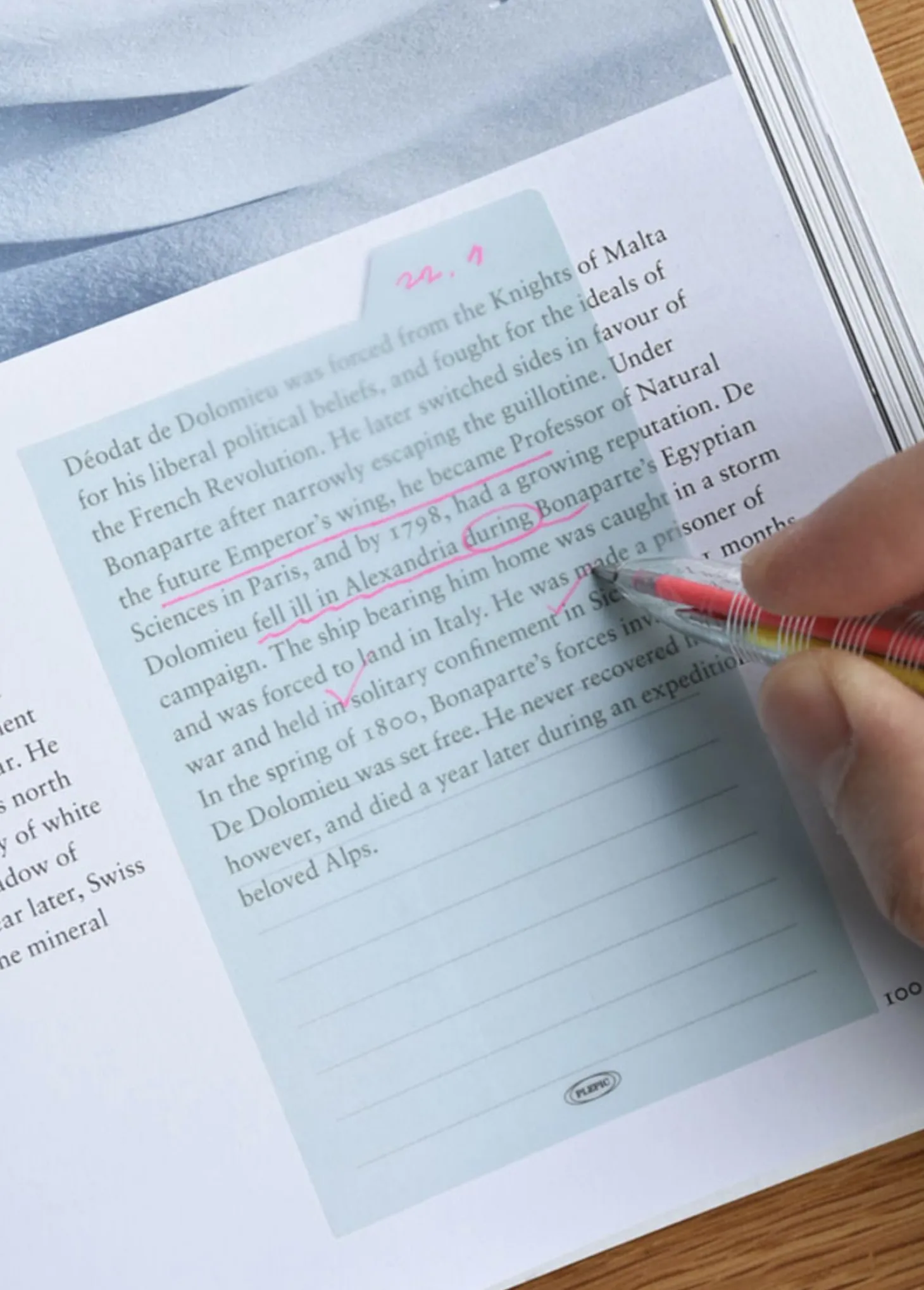 Large Tracing Index Sticky Note