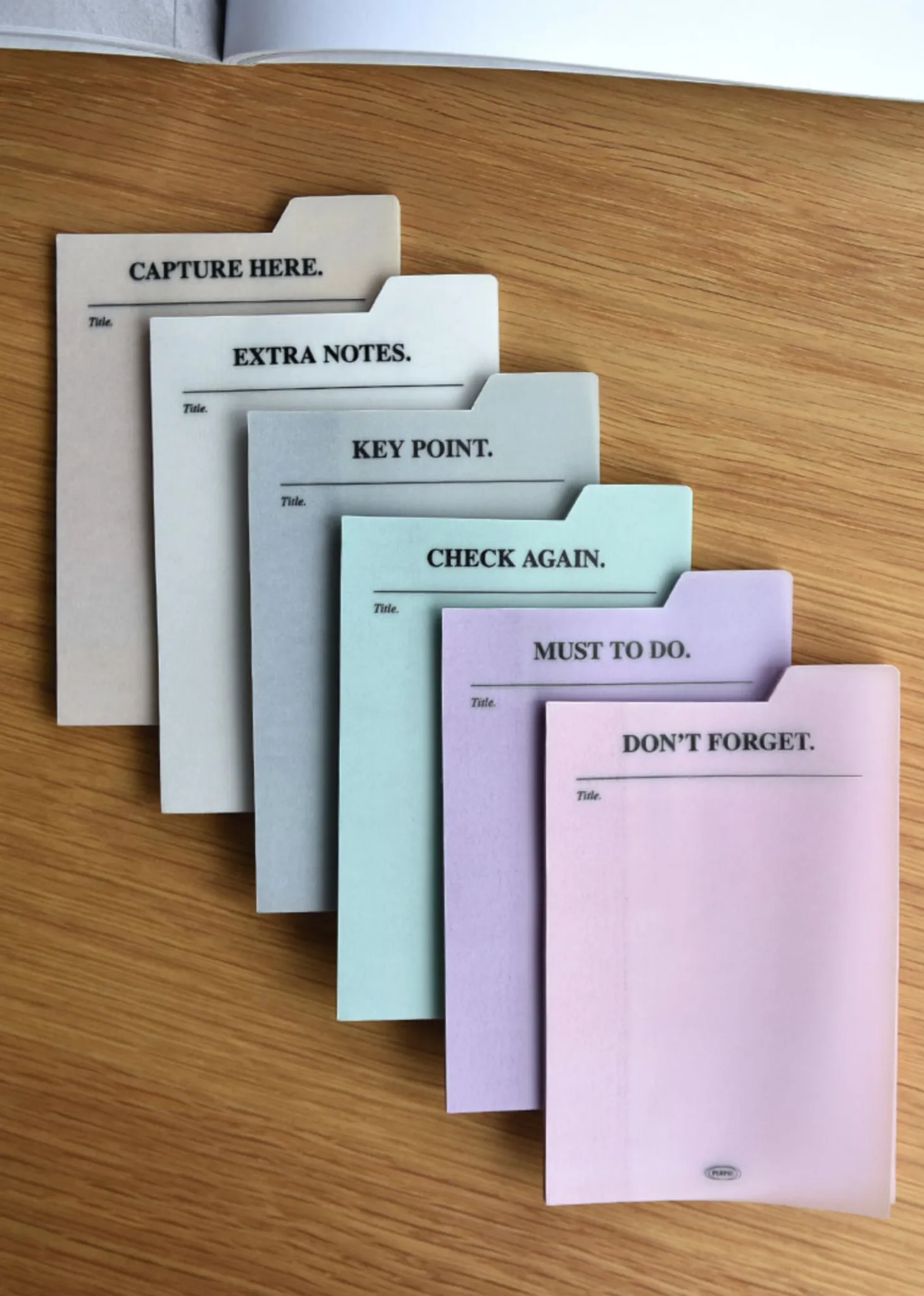 Large Tracing Index Sticky Note