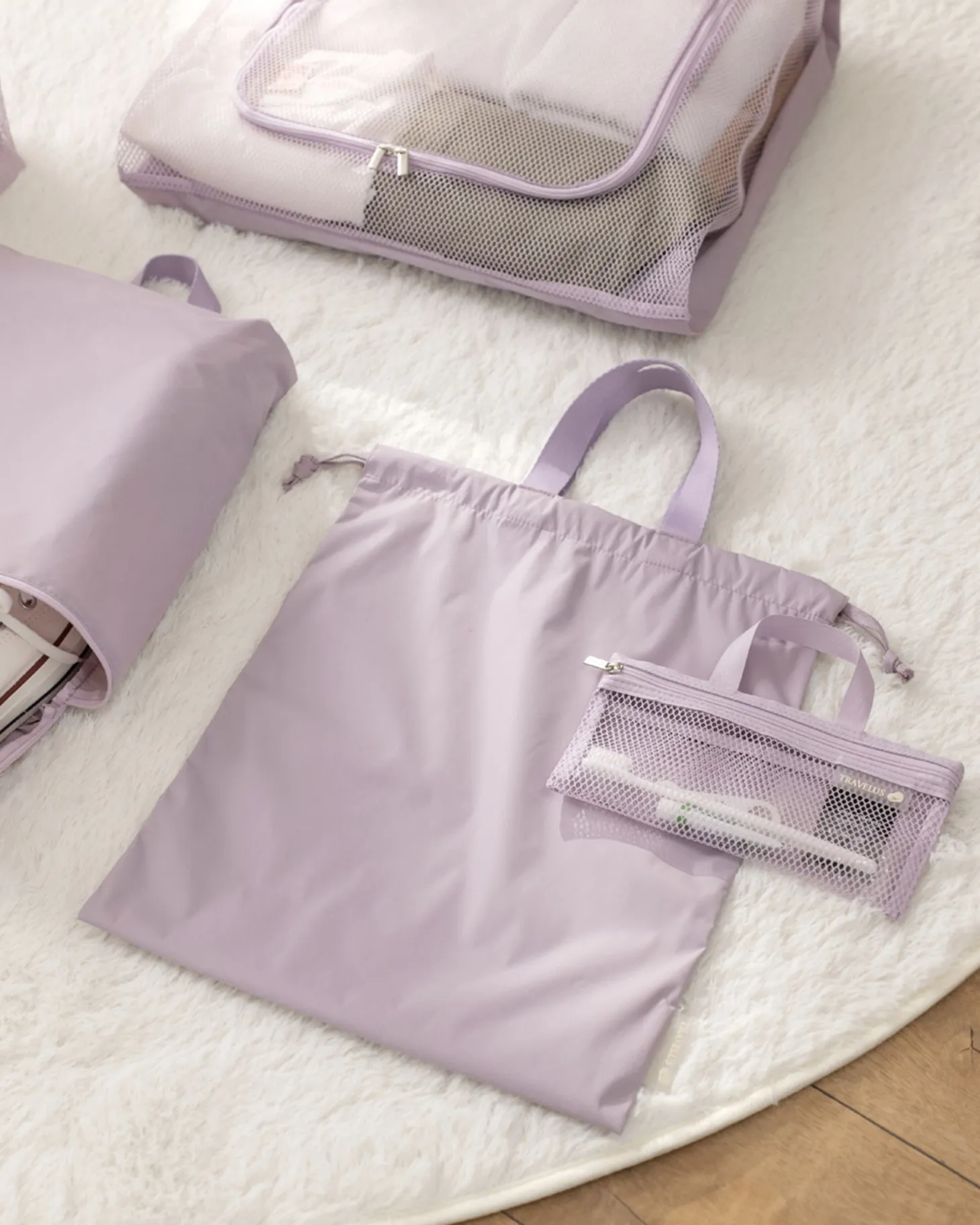 Large Travelus Drawstring Tote