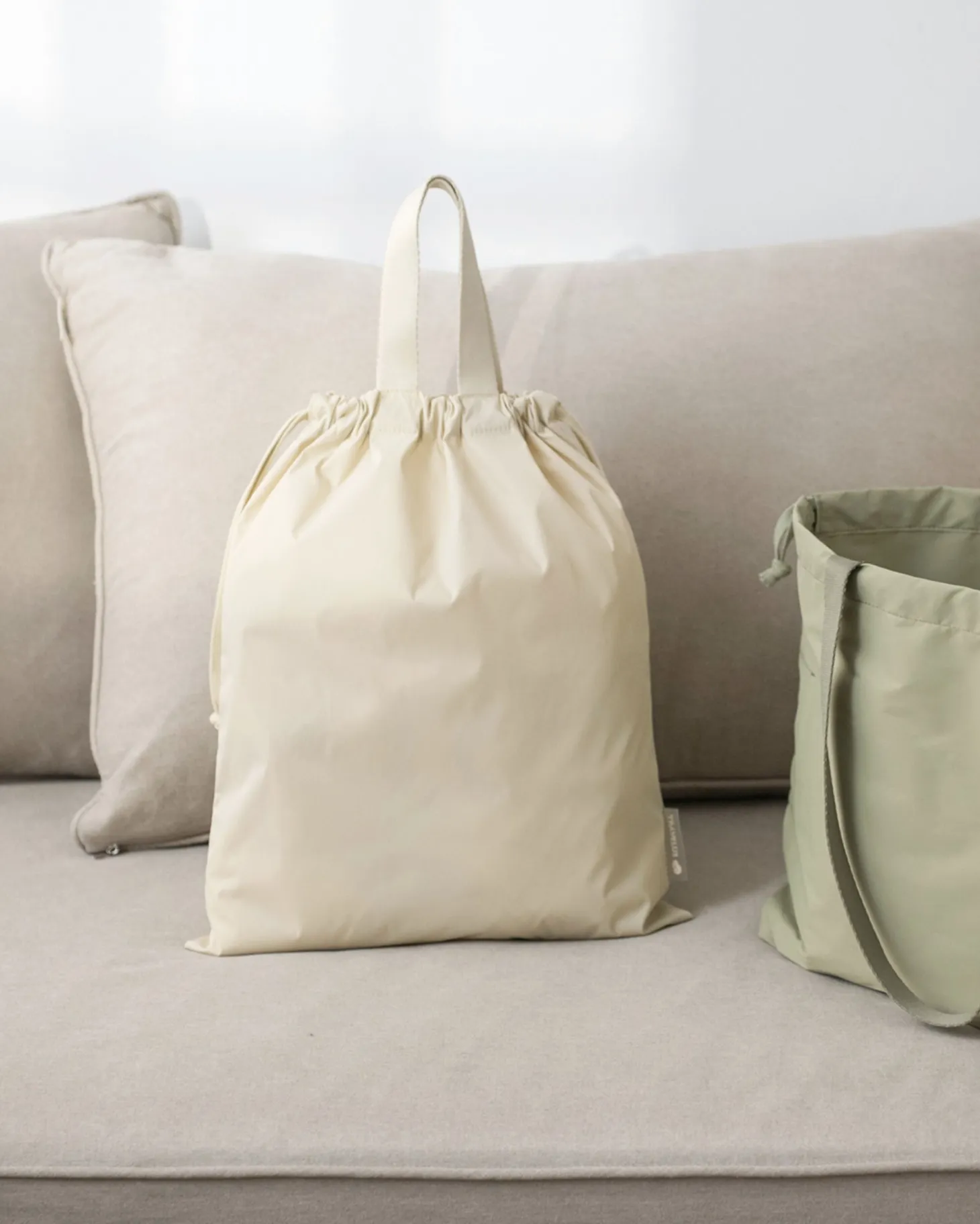 Large Travelus Drawstring Tote
