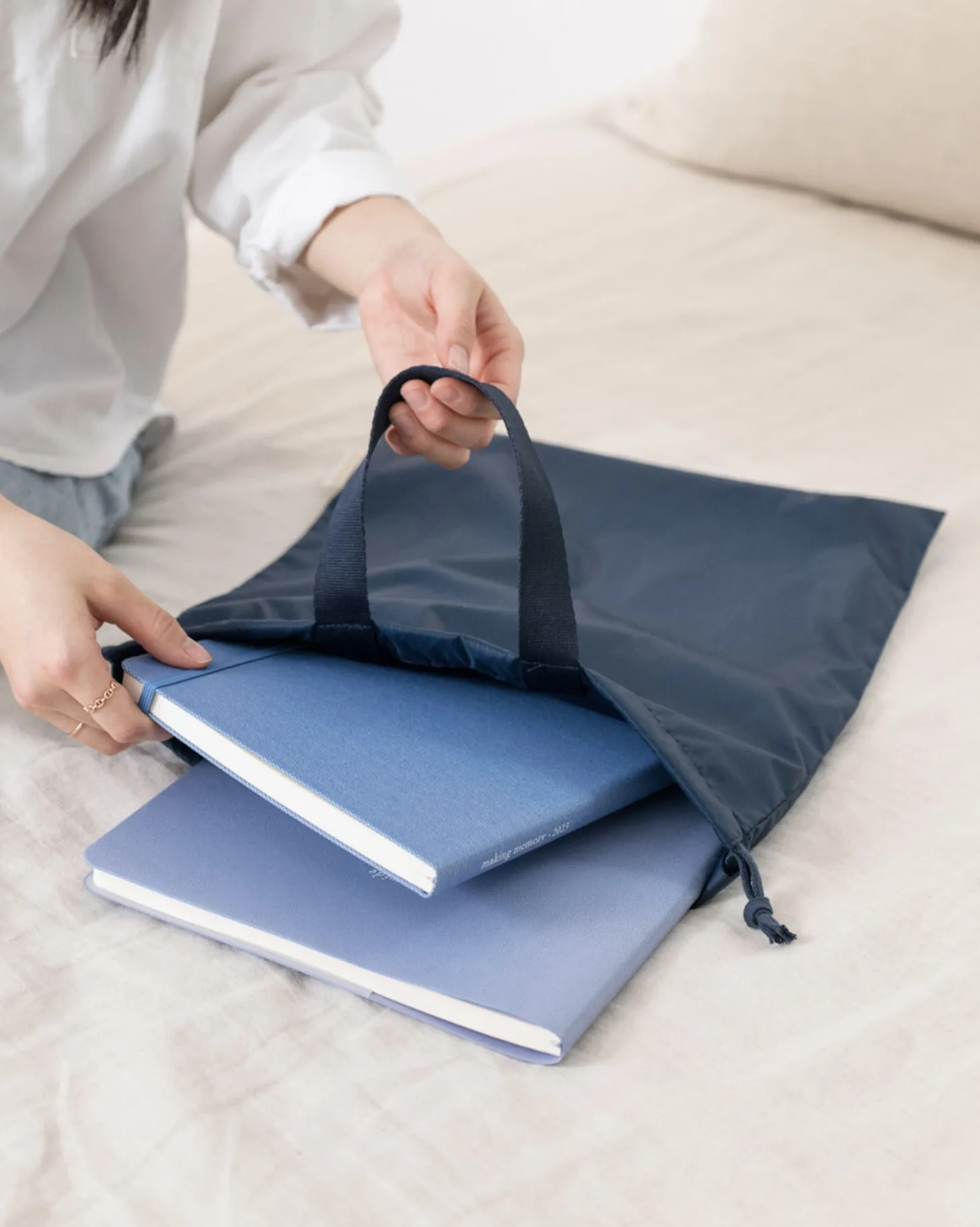 Large Travelus Drawstring Tote