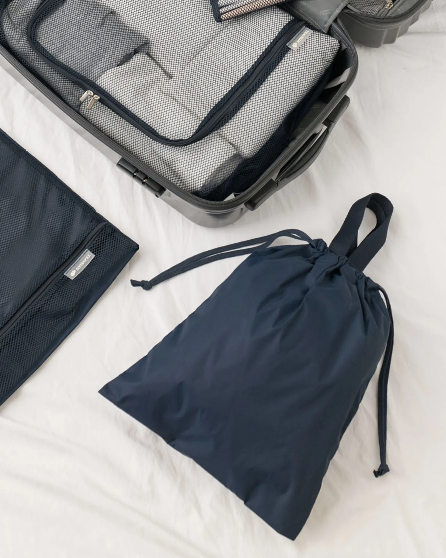 Large Travelus Drawstring Tote