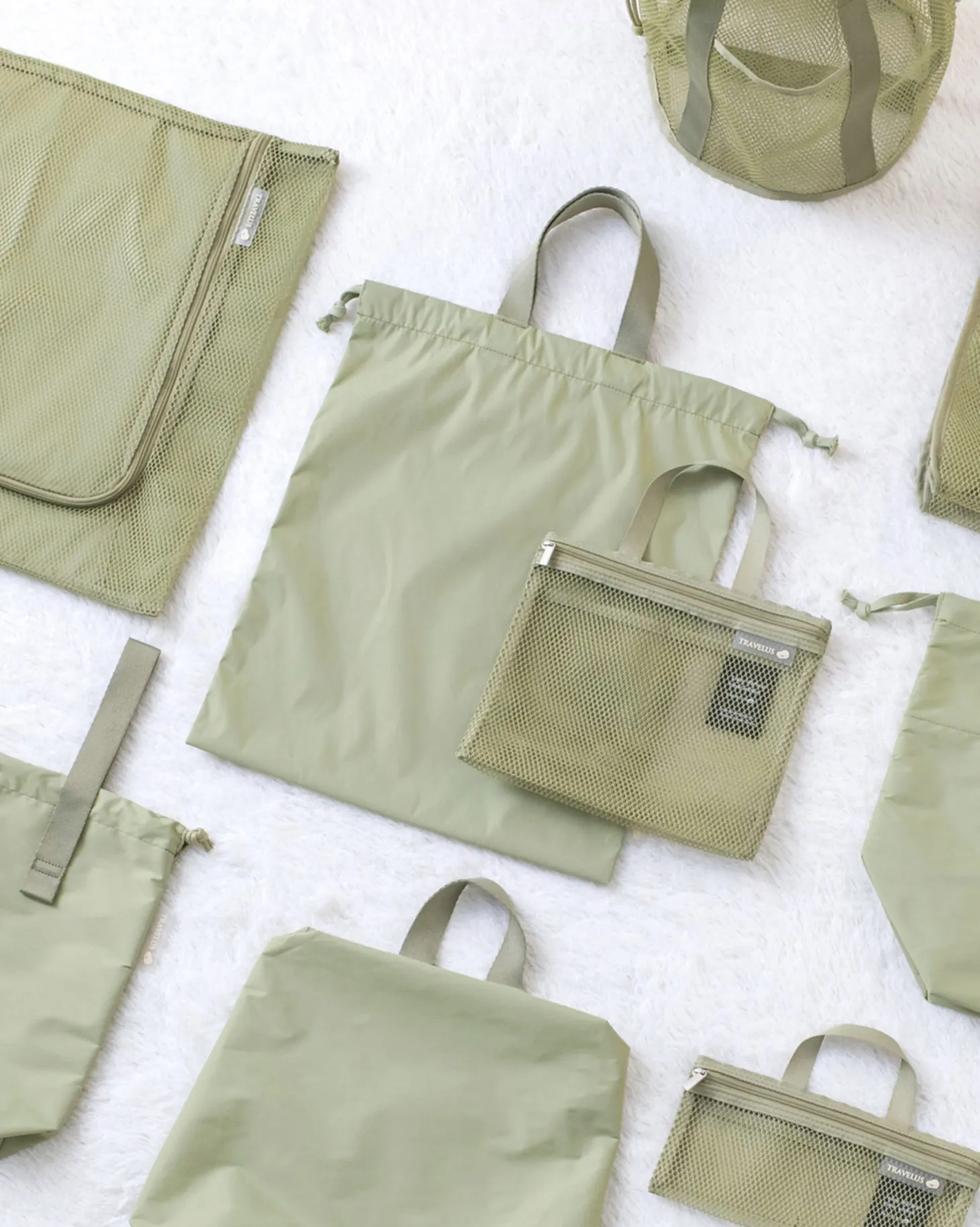 Large Travelus Drawstring Tote