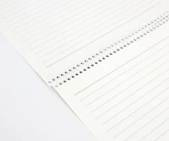 Large Typography Top Bound Lined Notebook