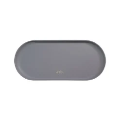 Large Vegan Leather Round Tray