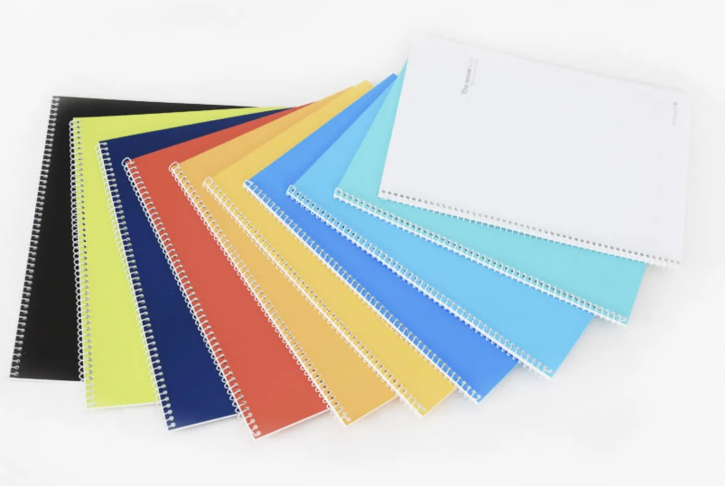 Large Vivid Spiral Lined Notebook