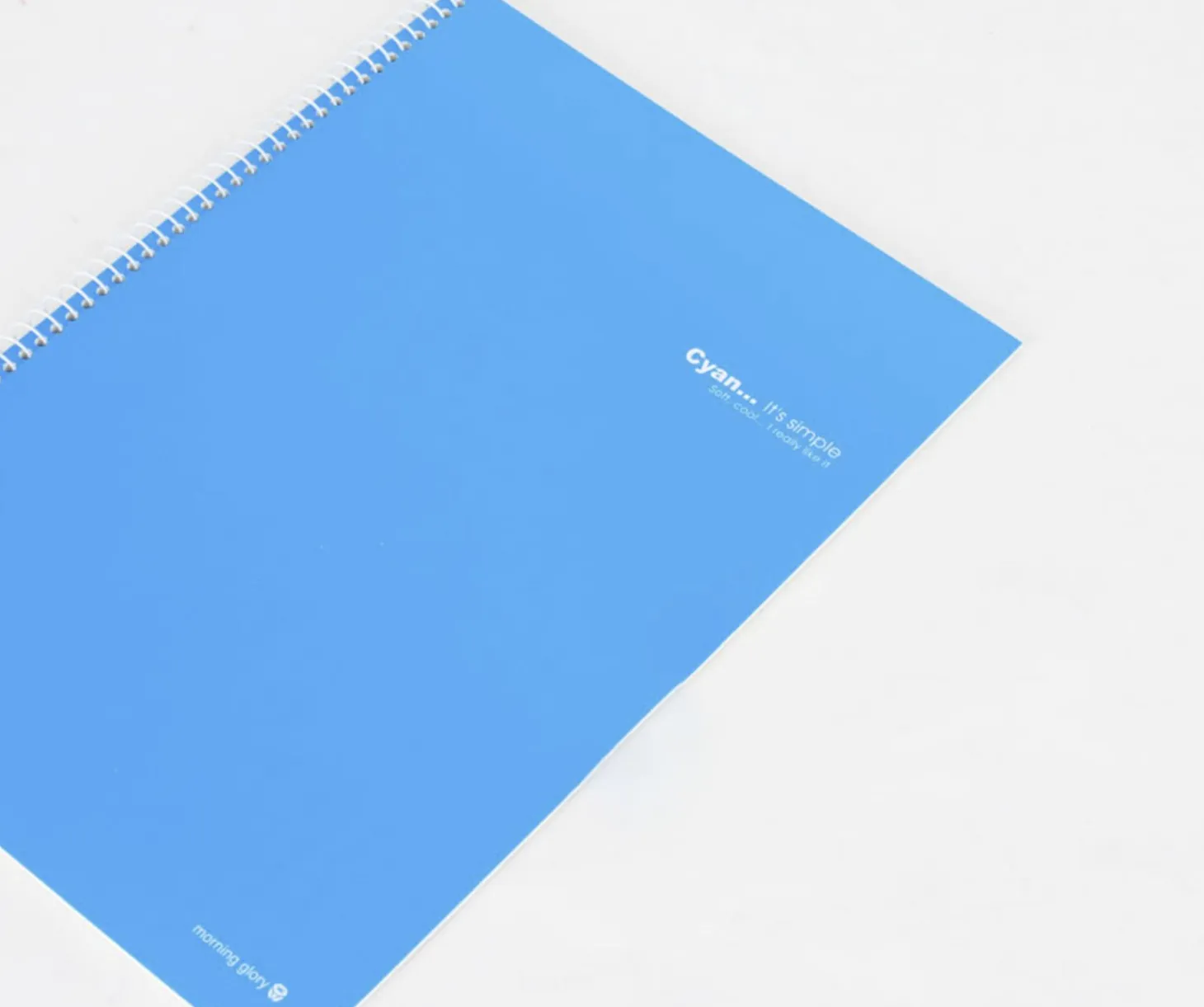 Large Vivid Spiral Lined Notebook