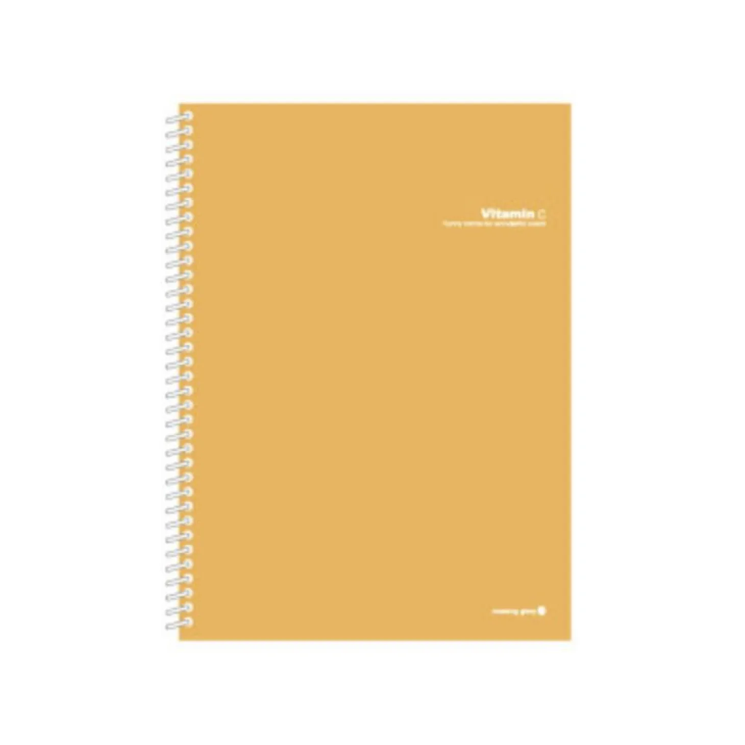 Large Vivid Spiral Lined Notebook