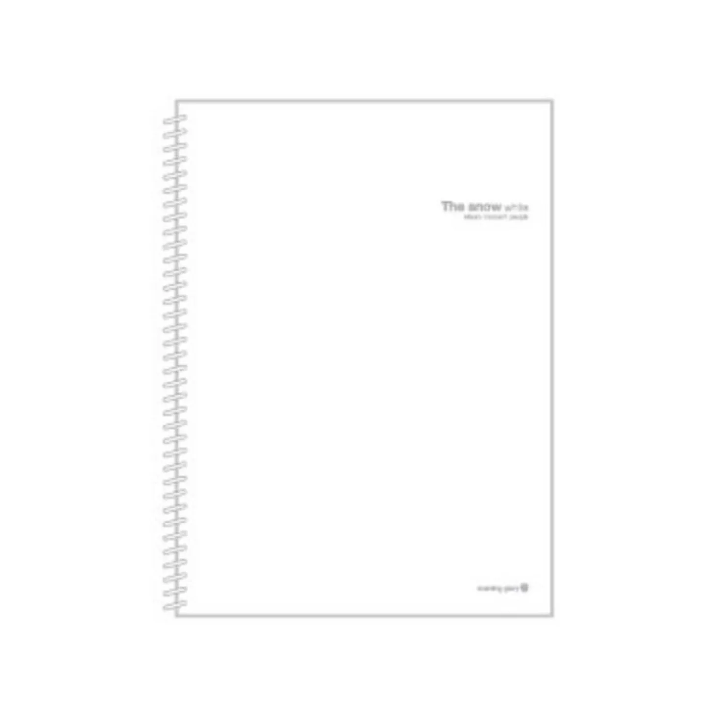 Large Vivid Spiral Lined Notebook
